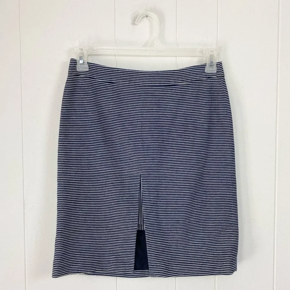 NWT Kate Spade Saturday Layover Skirt in Railroad Stripes Pencil Skirt - Picture 3 of 11